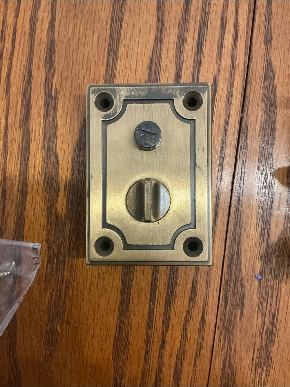 SCHLAGE F10 door knob set Vintage from 1980s